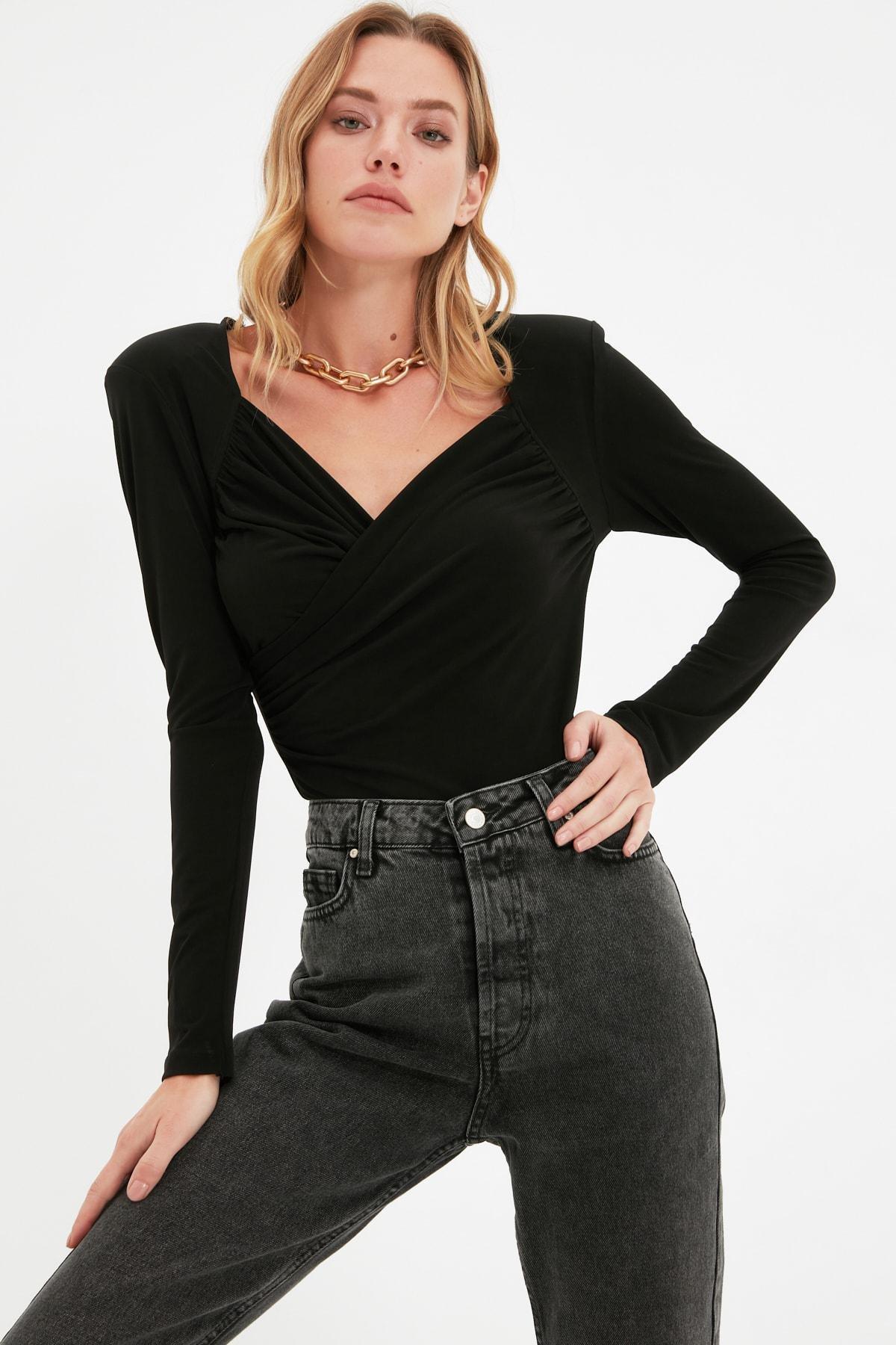 V Neck Bodysuit, , large image number 5