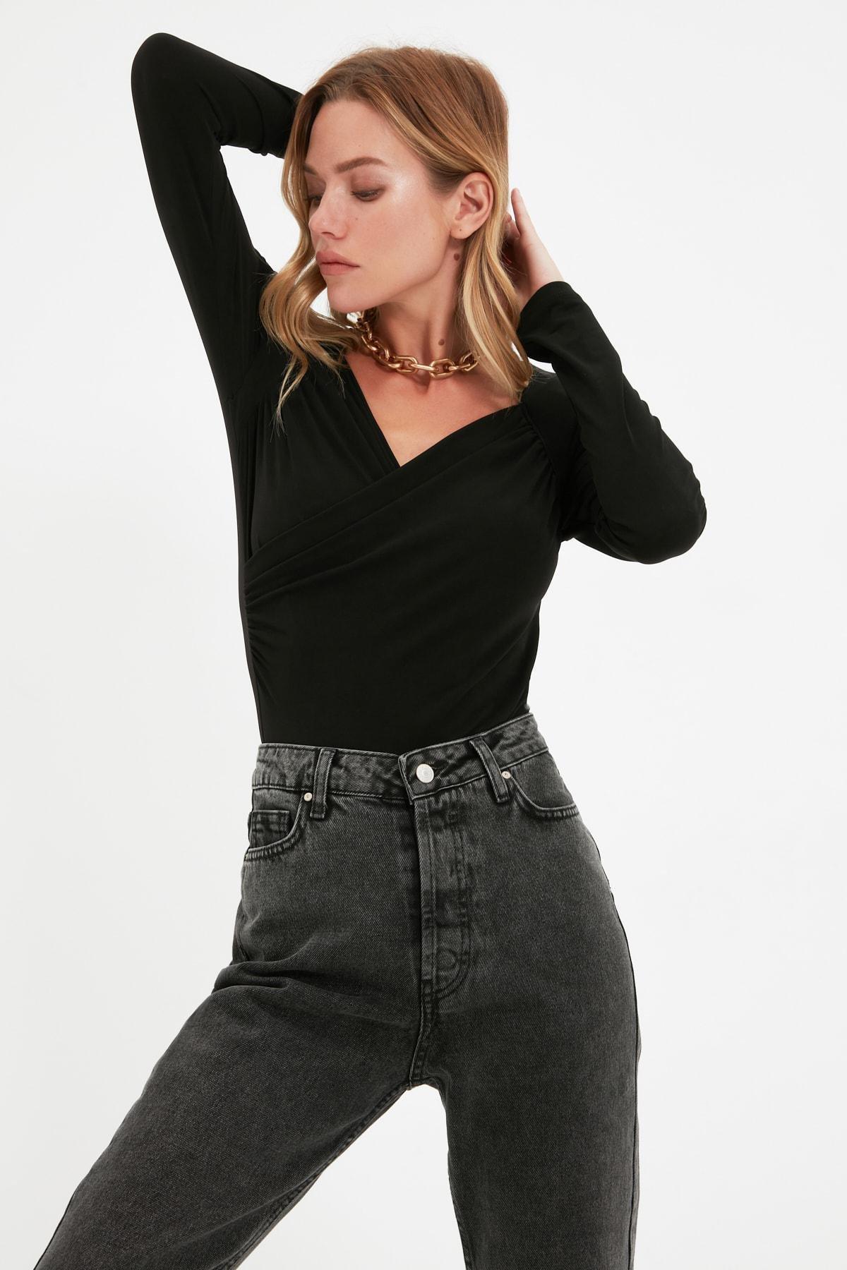 V Neck Bodysuit, , large image number 7