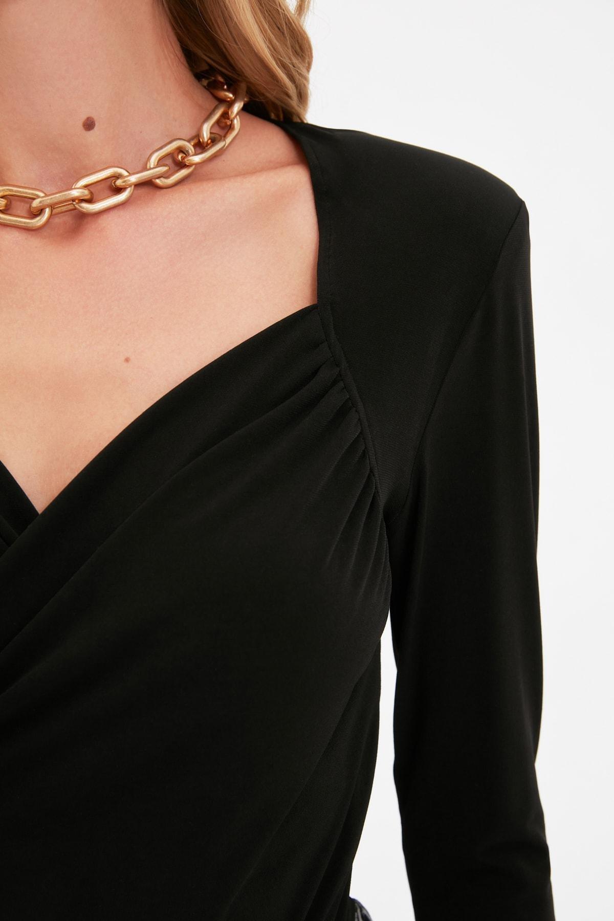 V Neck Bodysuit, , large image number 8