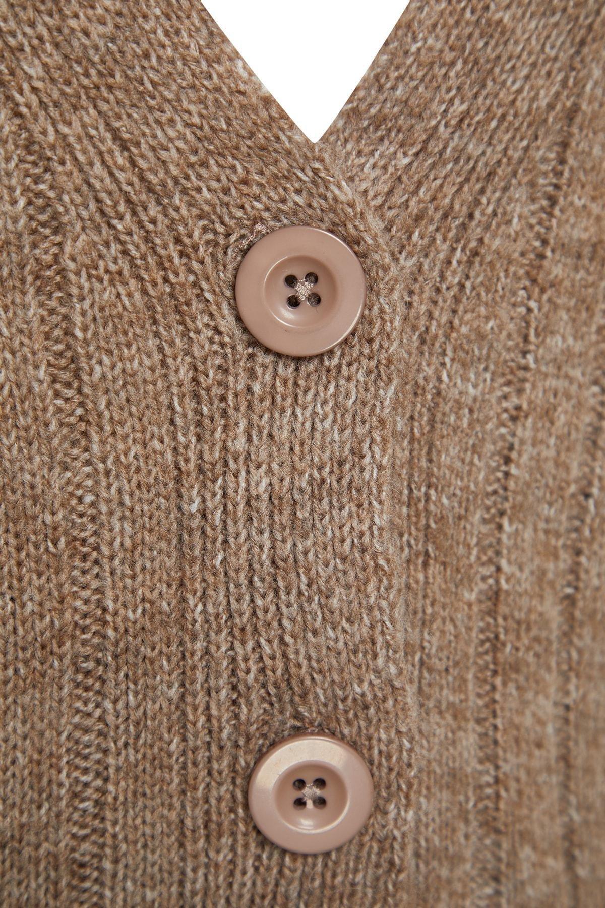 Brown Oversize Knit Co-Ord Set, Brown, large image number 20