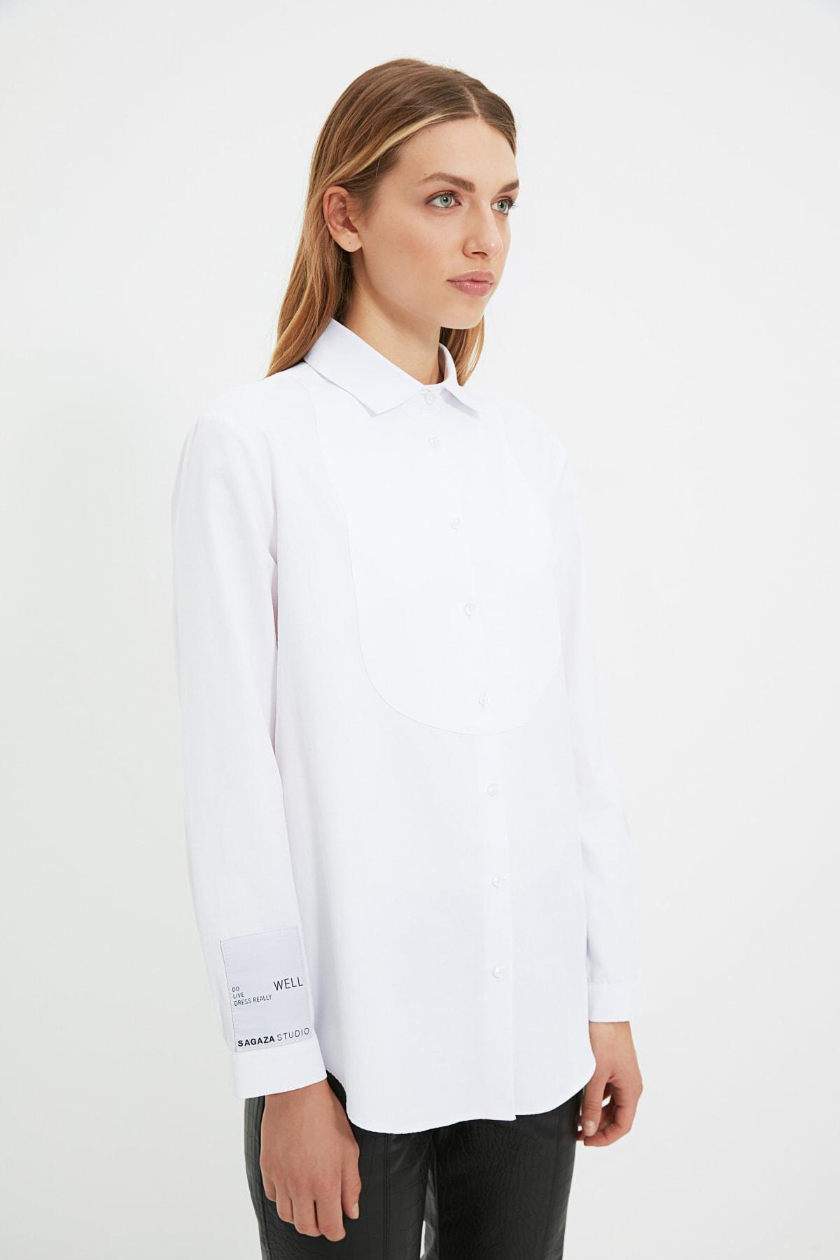 White Fitted Shirt, , large image number 2