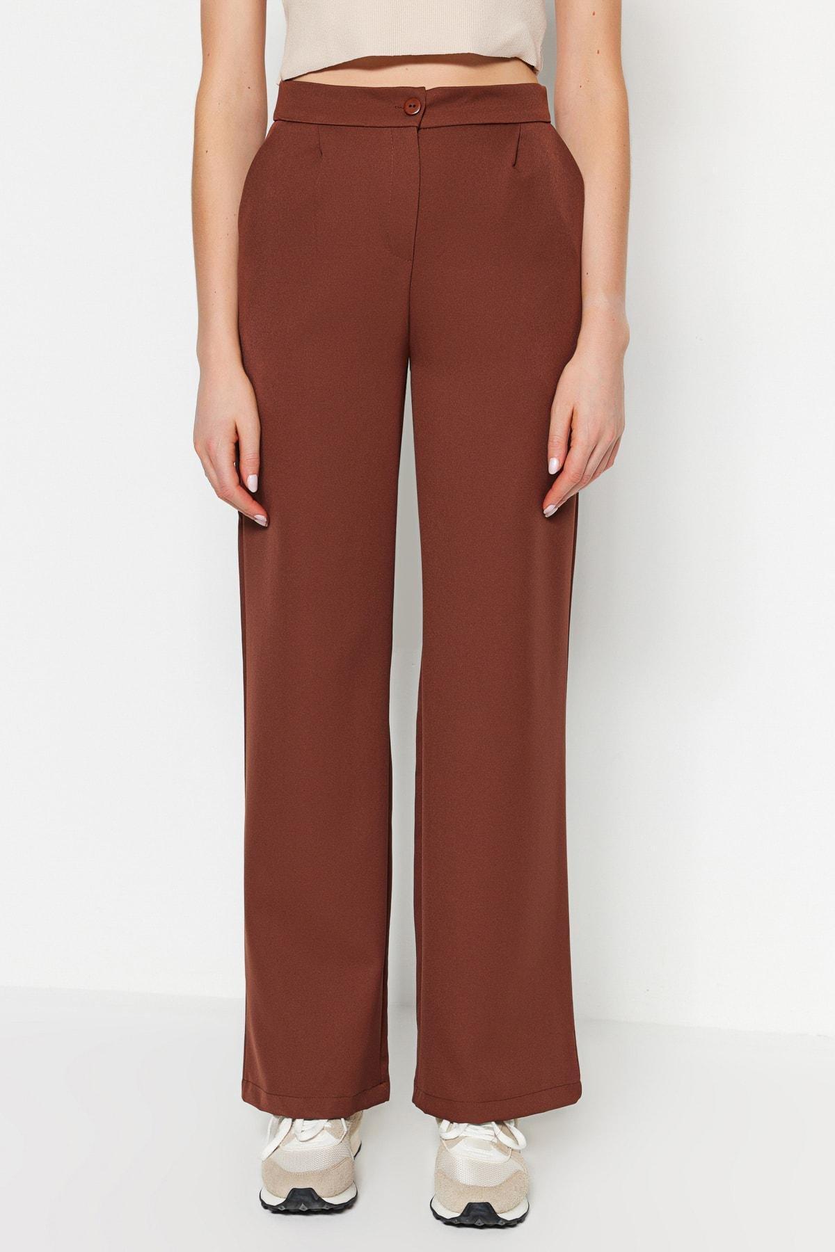 Orange Wide Leg Pants, , large image number 8