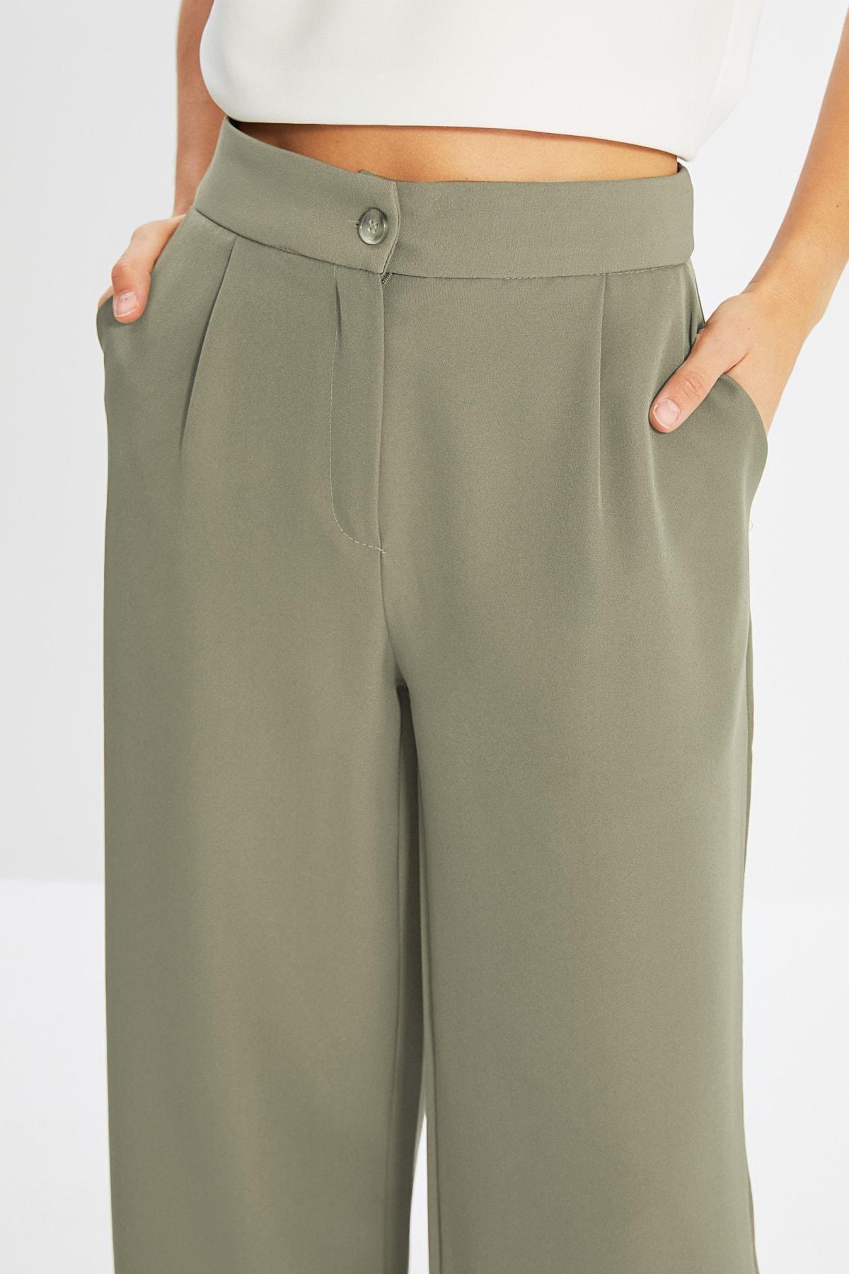 Navy Wide Leg Pants, , large image number 5