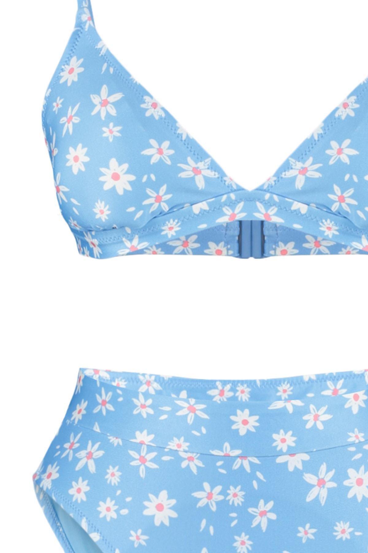 Blue Floral Bikini Set, , large image number 5