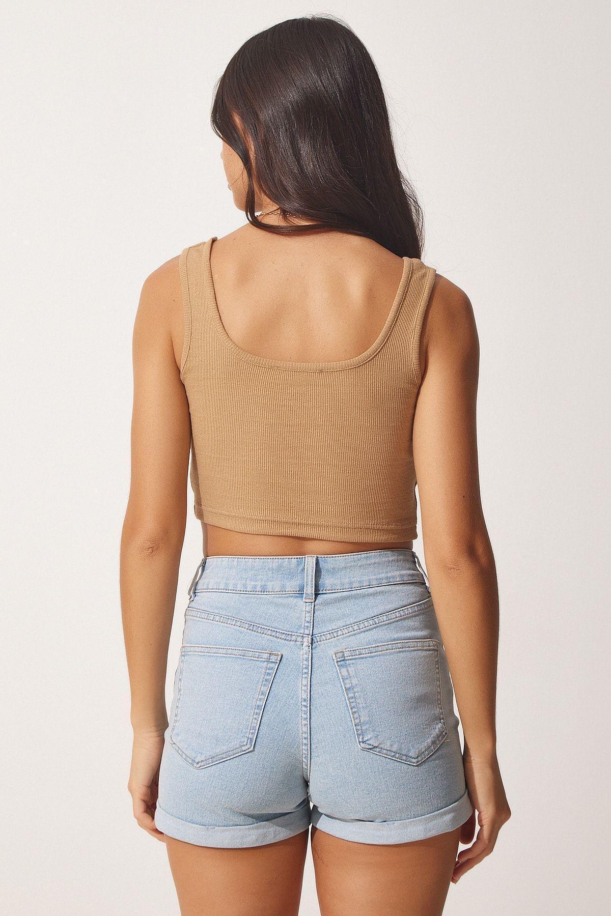 Biscuit Emerald Green 2-Pack Crop Shirt, C101_6149, large image number 5
