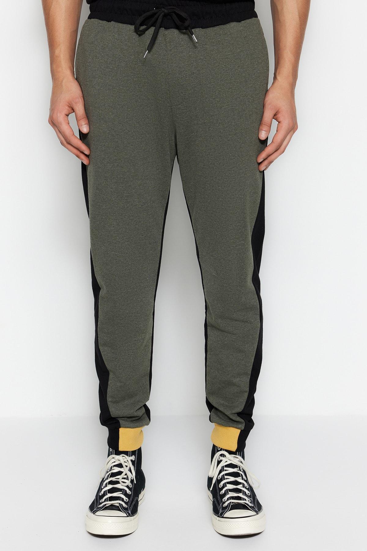Khaki Slim Sweatpants, , large image number 2