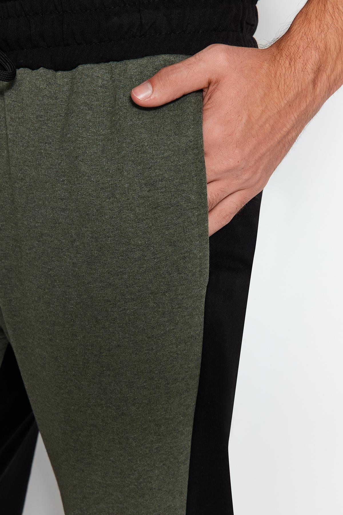 Khaki Slim Sweatpants, , large image number 7