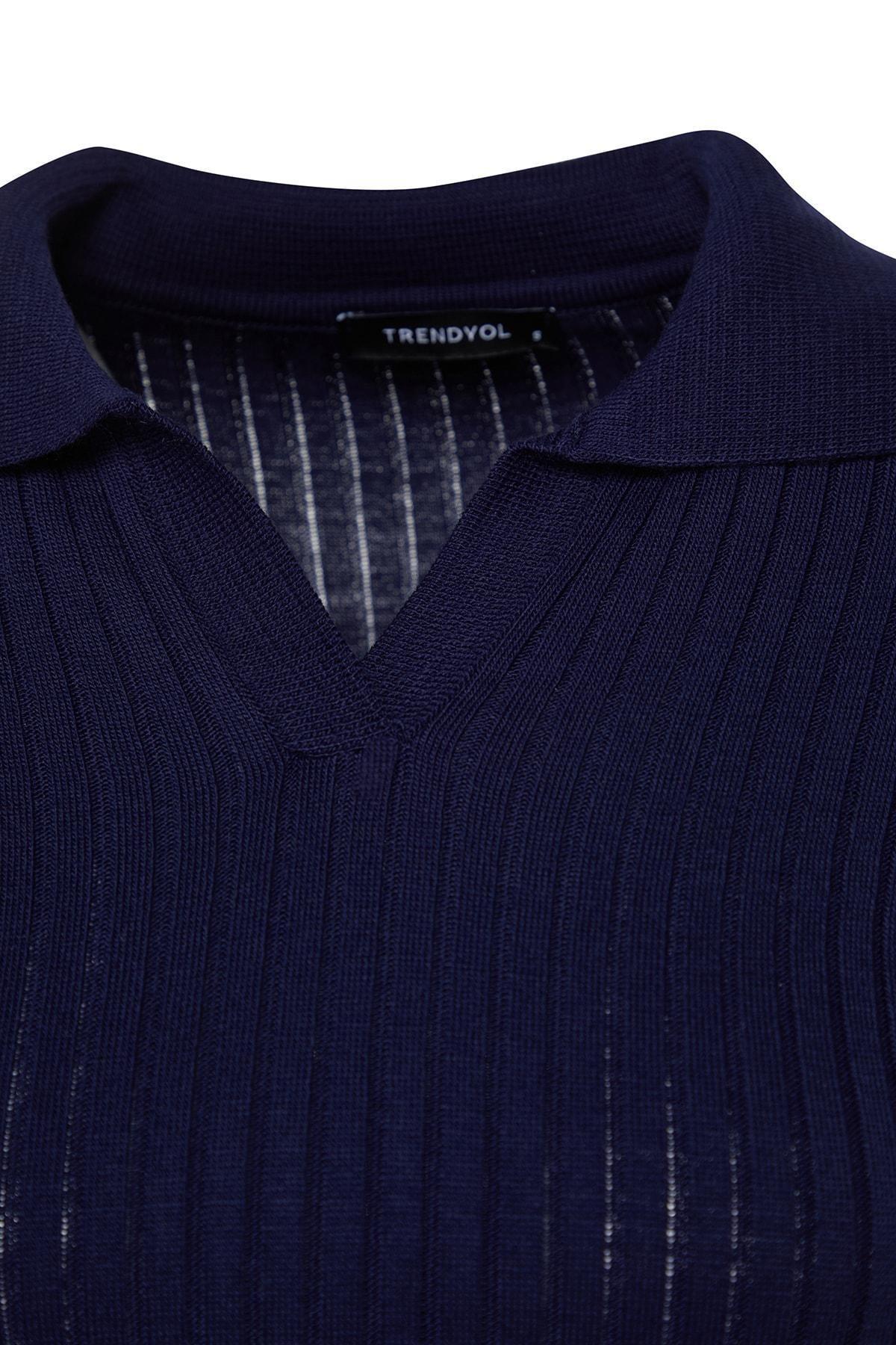 Navy Bodycon Dress, Dark blue, large image number 3