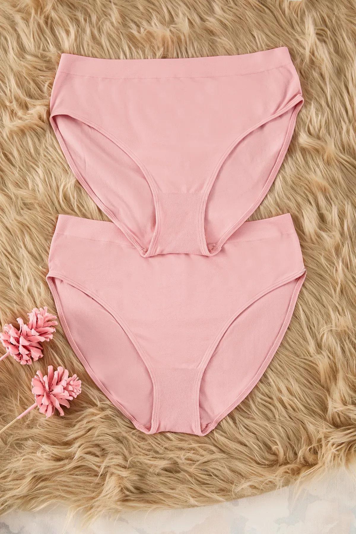 Pink Seamless Panties, Set Of 2, Pink, large image number 4