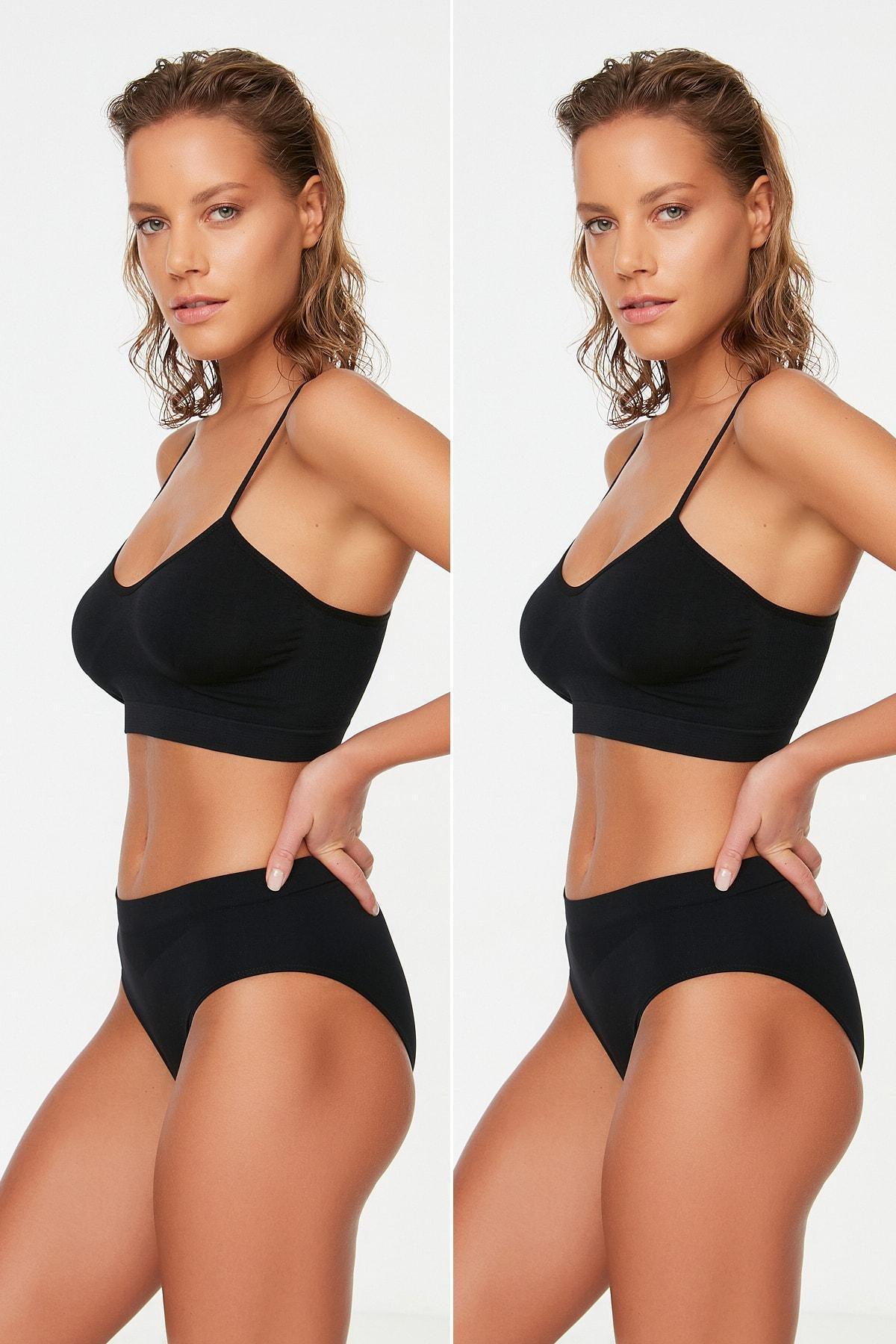 Black Briefs , Set Of 2, , large image number 0