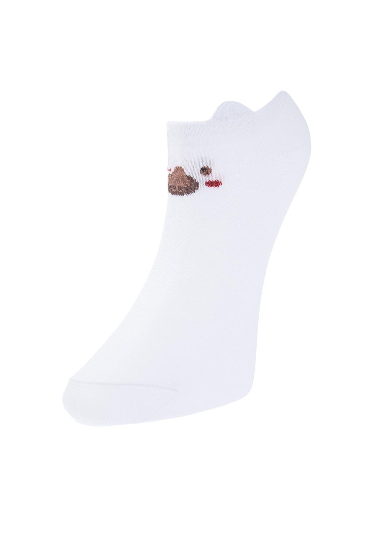 Brown Shift Dress, White, large image number 2