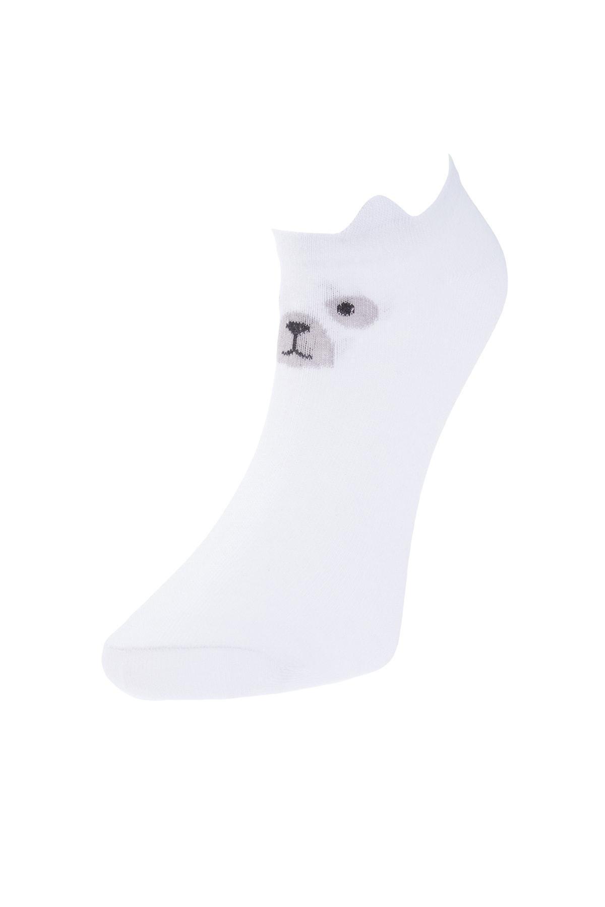 Brown Shift Dress, White, large image number 3
