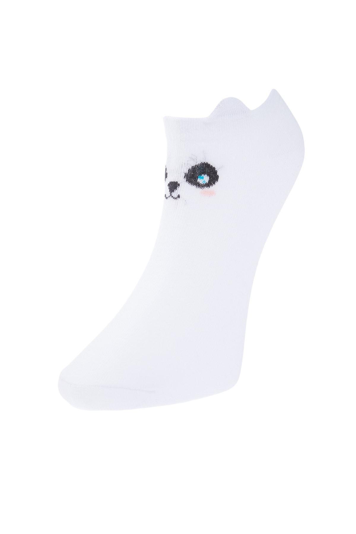 Brown Shift Dress, White, large image number 4