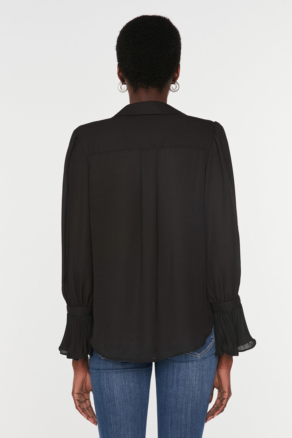 Black Long Sleeve Shirt, , large image number 4
