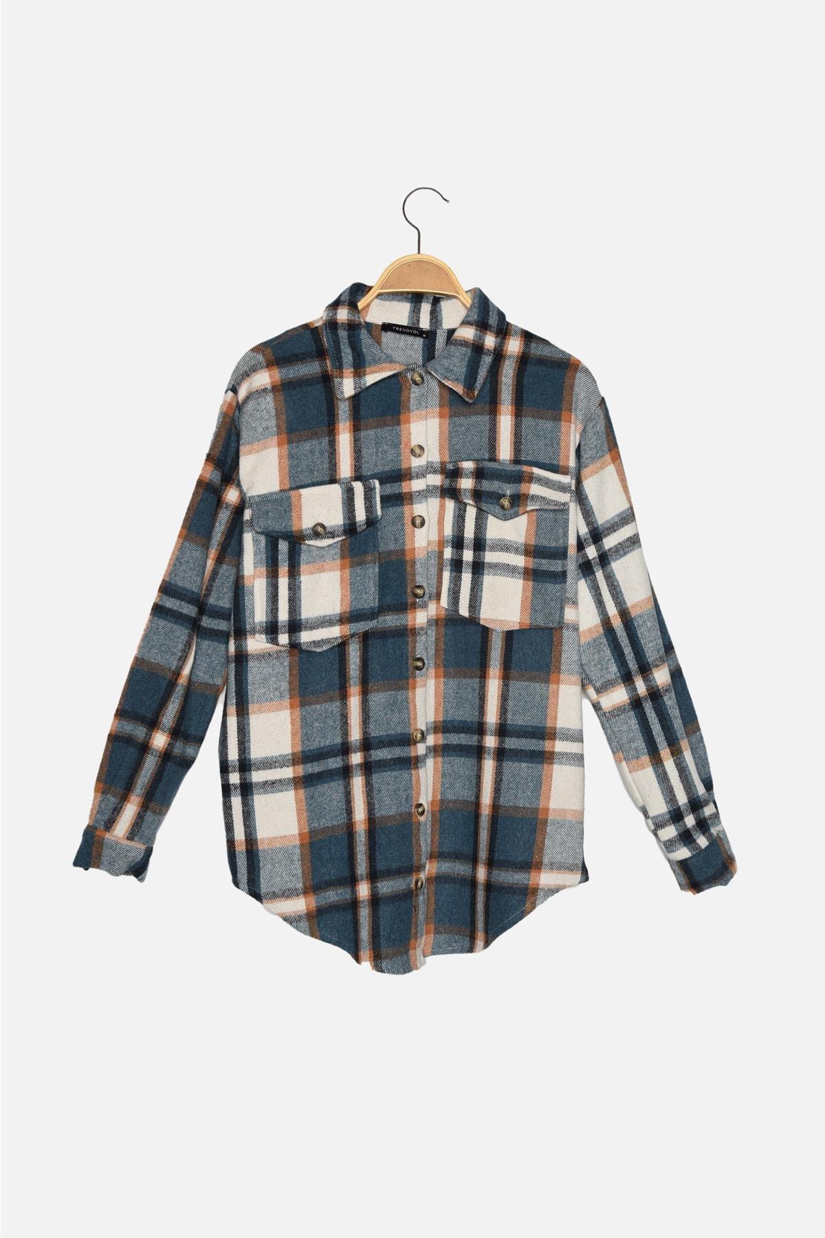 Blue Oversize Shirt, , large image number 5