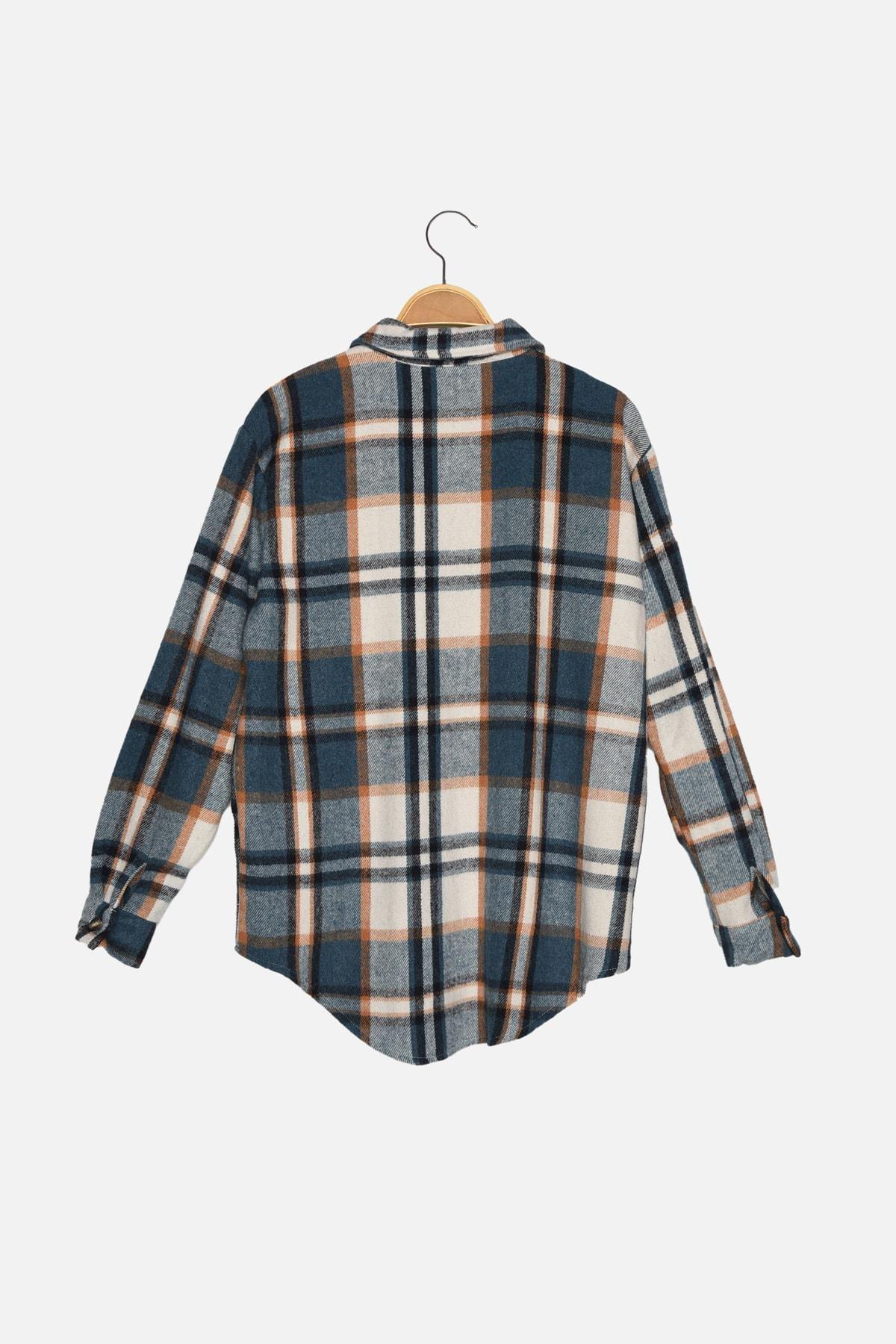 Blue Oversize Shirt, , large image number 6