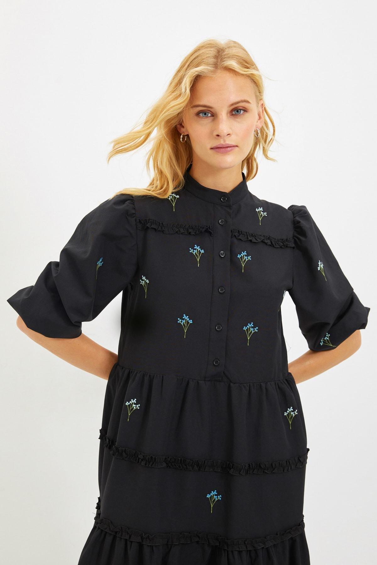 Black Shift Dress, , large image number 4