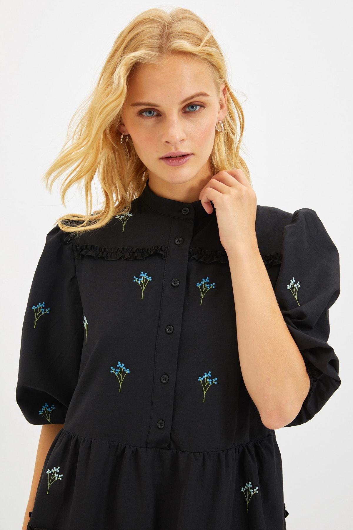 Black Shift Dress, , large image number 6