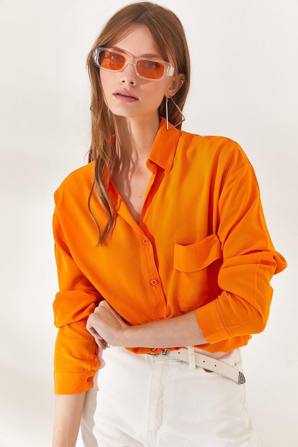Orange Striped Shirt, , large image number 0