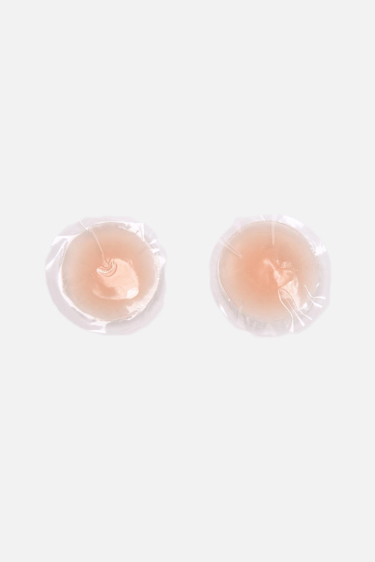Pink Round Silicone Nipple Concealer, Pink, large image number 1