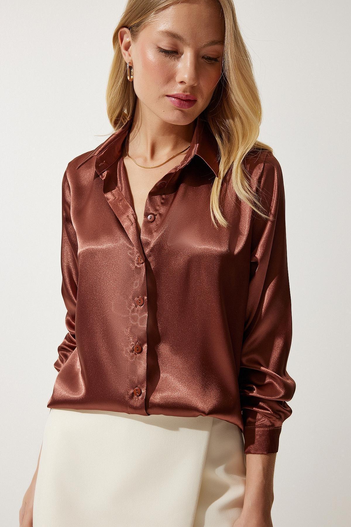 Brown Collared Shirt, , medium