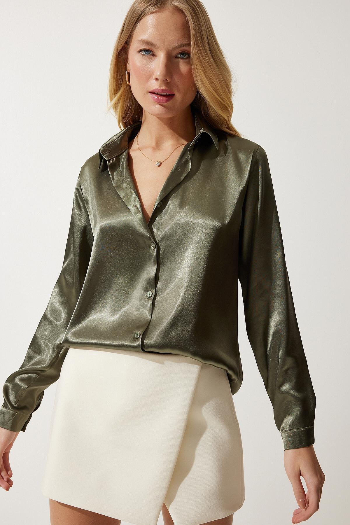 Khaki Collared Shirt, , large image number 1