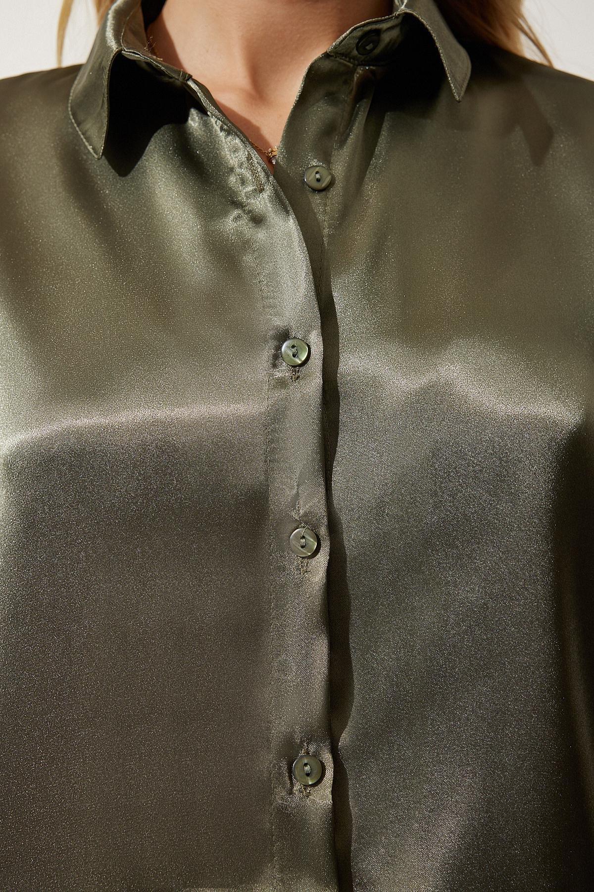 Khaki Collared Shirt, , large image number 3