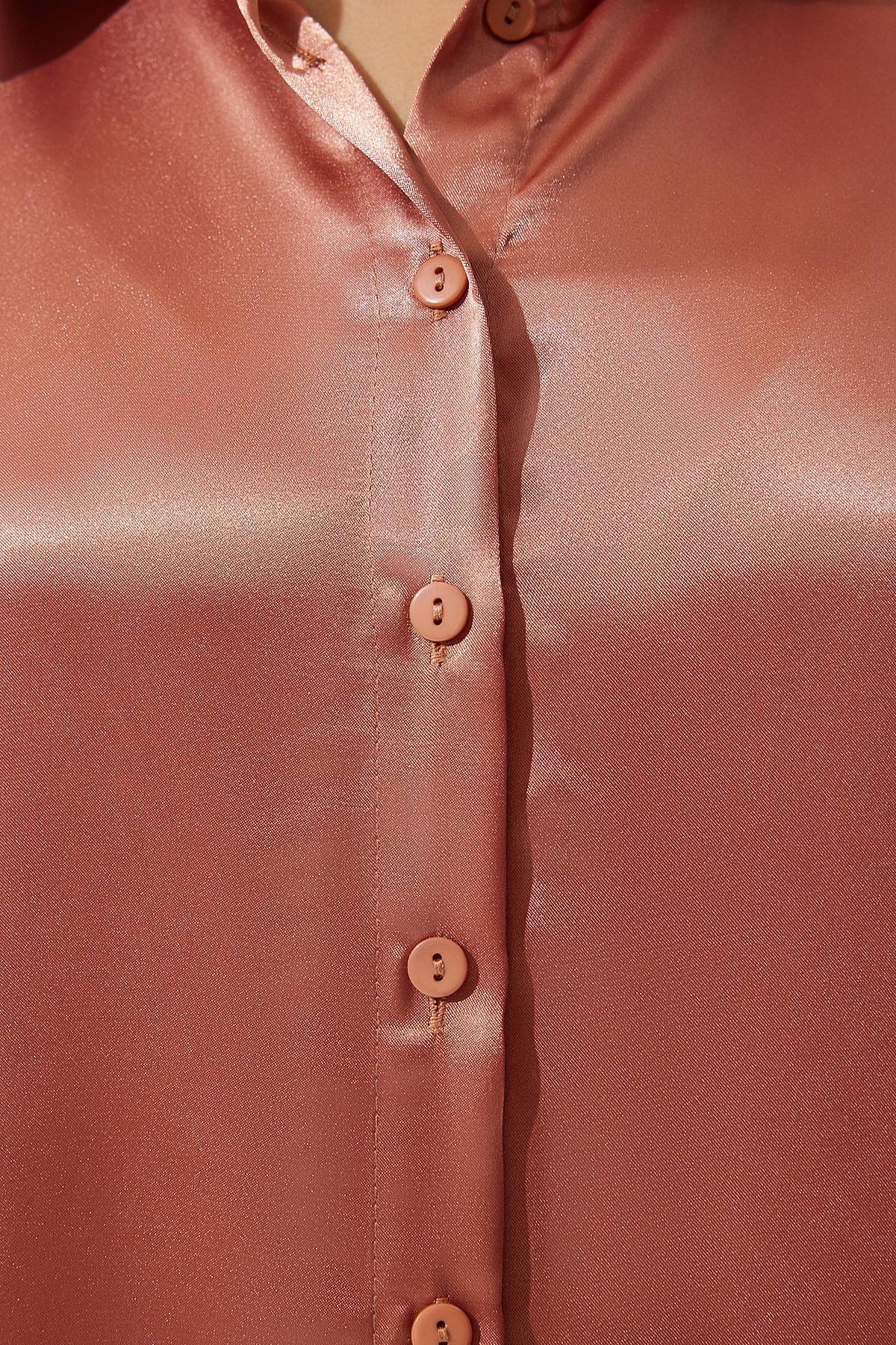 قميص بياقة، وردي, , large image number 4