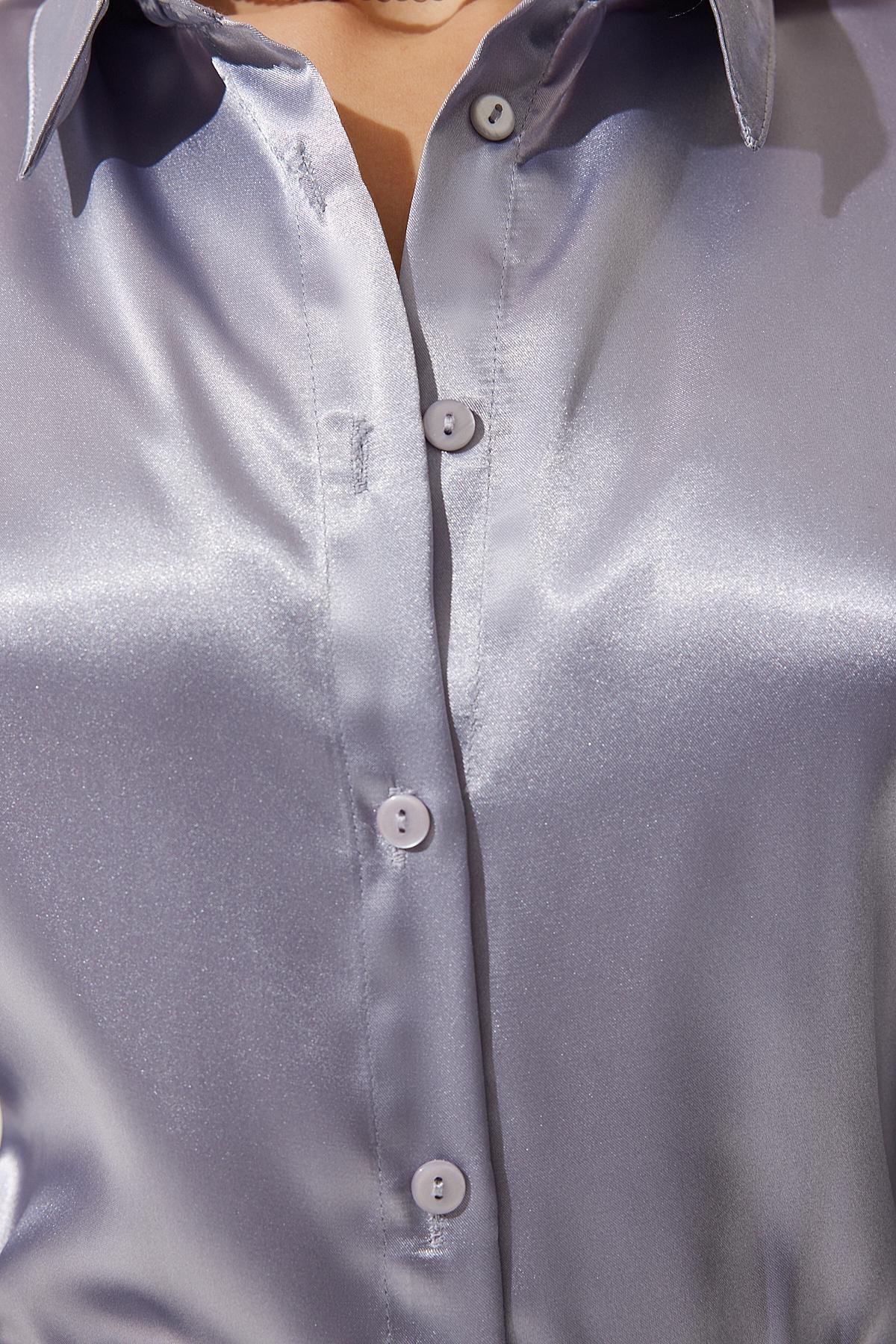 Grey Collared Shirt, , large image number 5