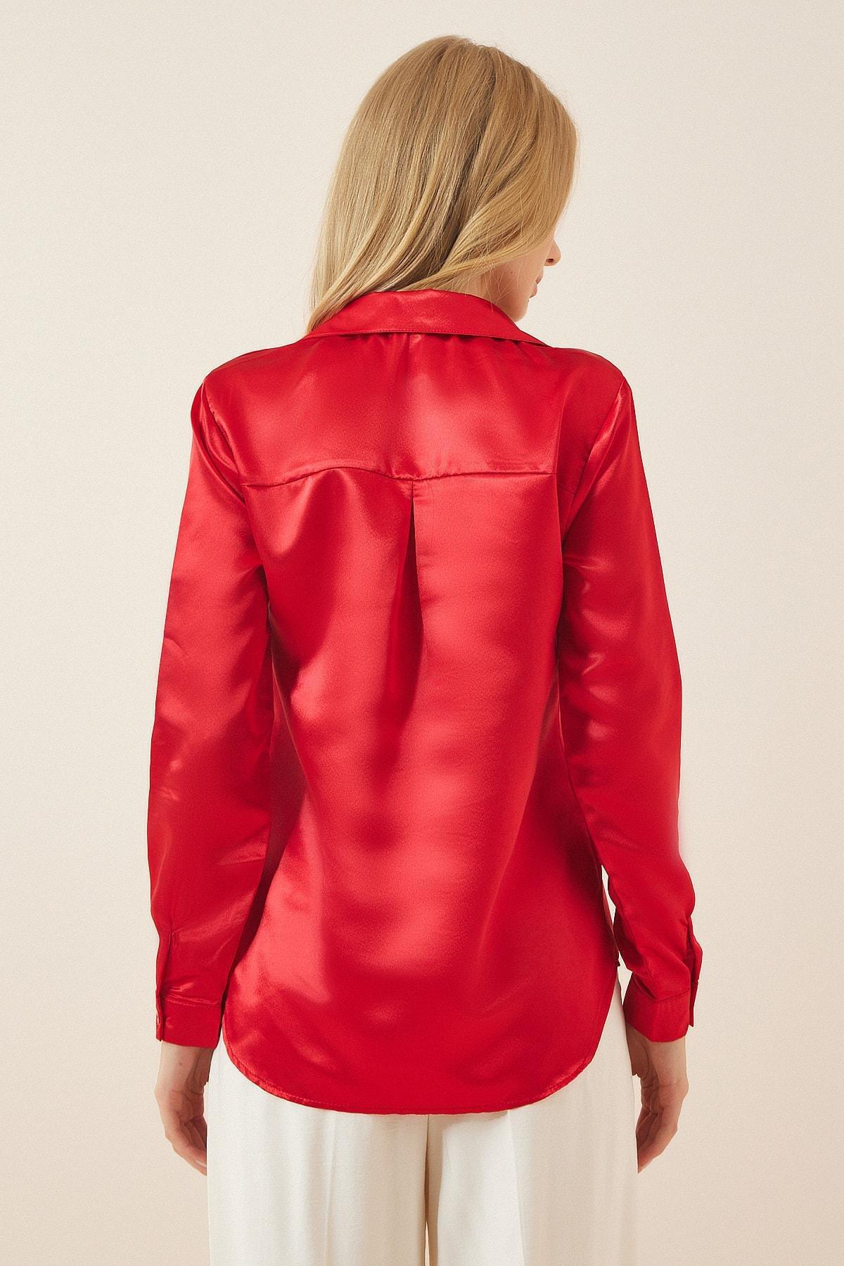 Red Collared Shirt, , large image number 2