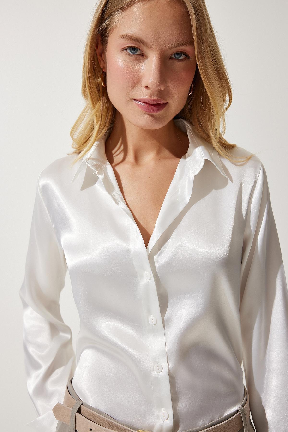 Ecru Collared Shirt, , large image number 0