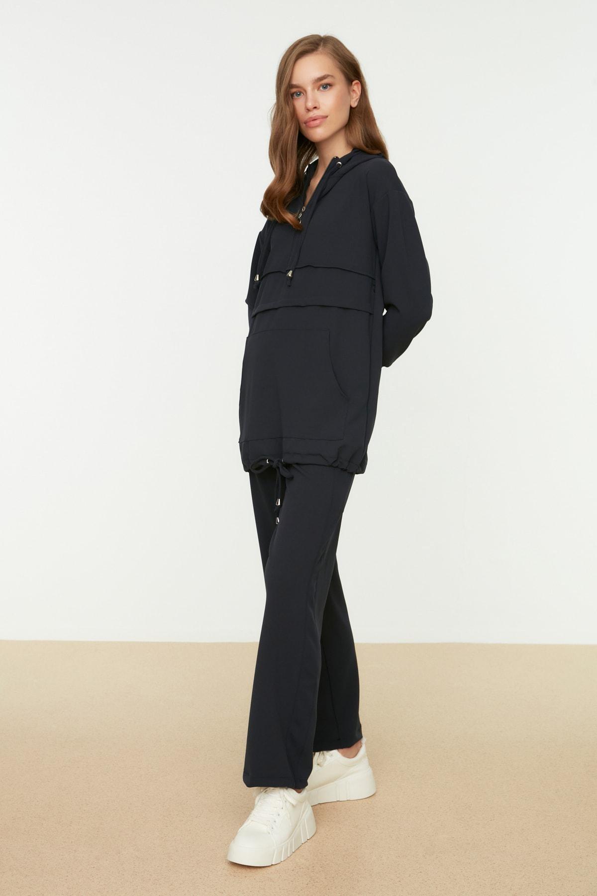 Blue Hooded Co-Ord Set, , large image number 0