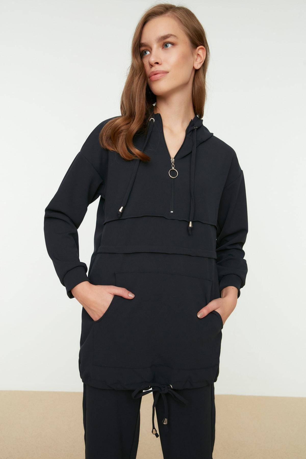 Blue Hooded Co-Ord Set, , large image number 1