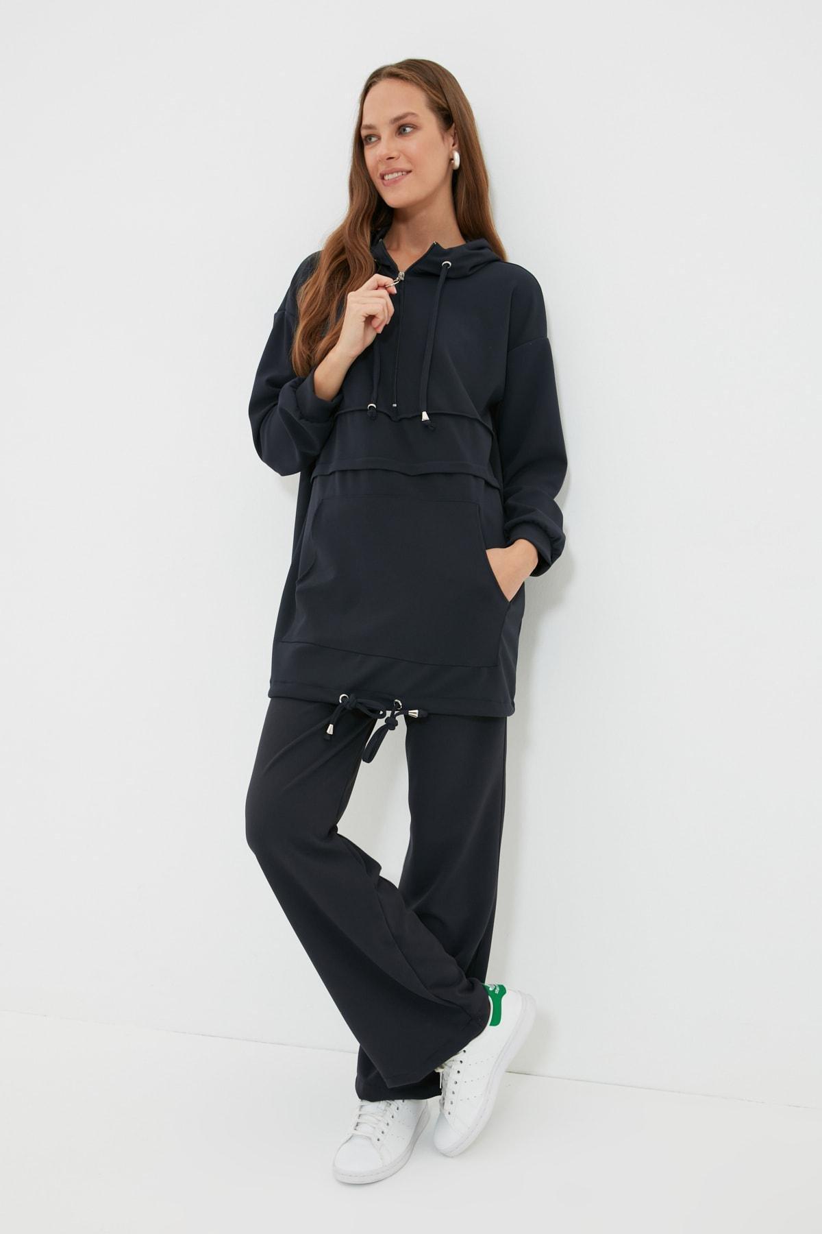 Blue Hooded Co-Ord Set, , large image number 5