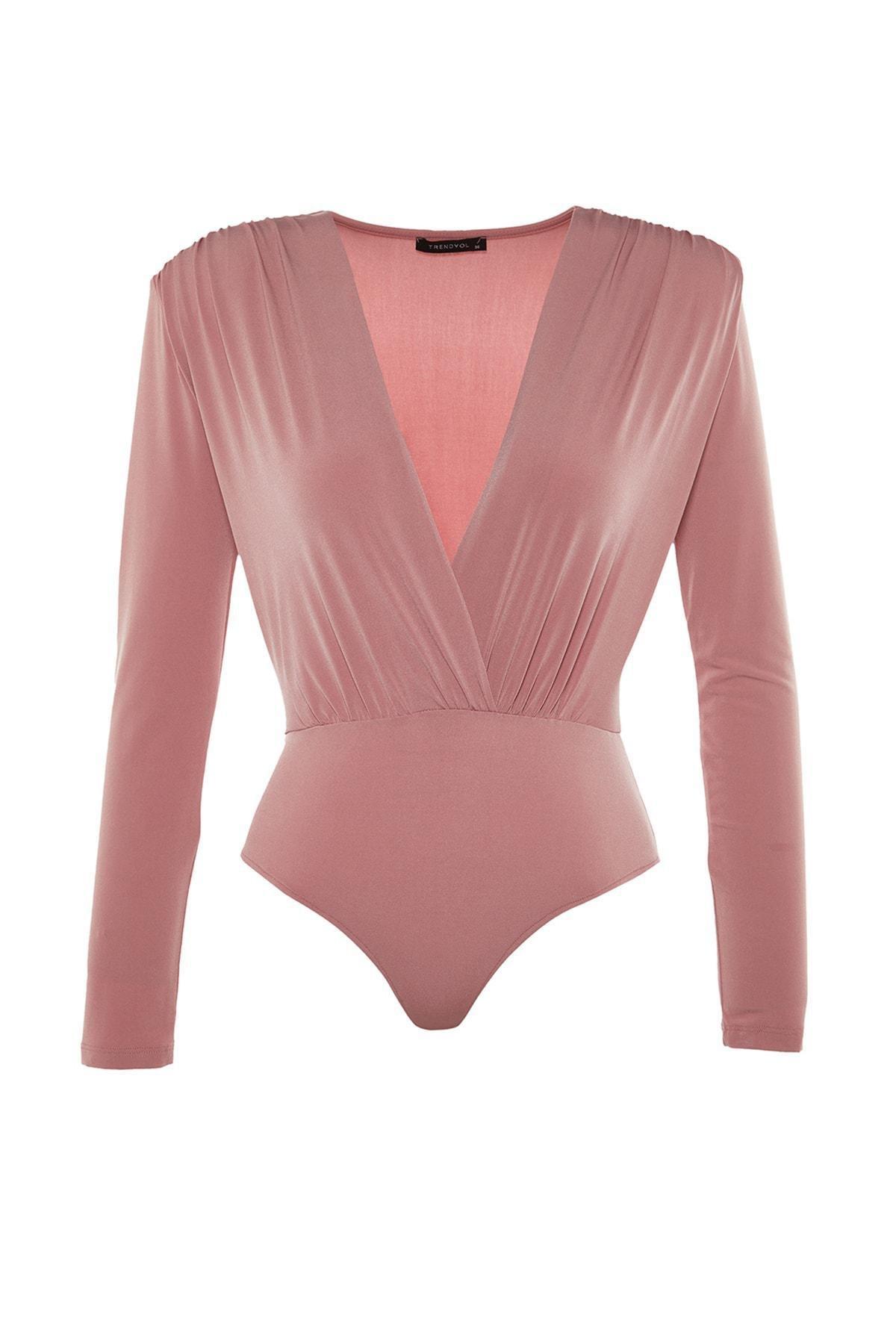 Pink Double-Breasted Bodysuit, , large image number 5