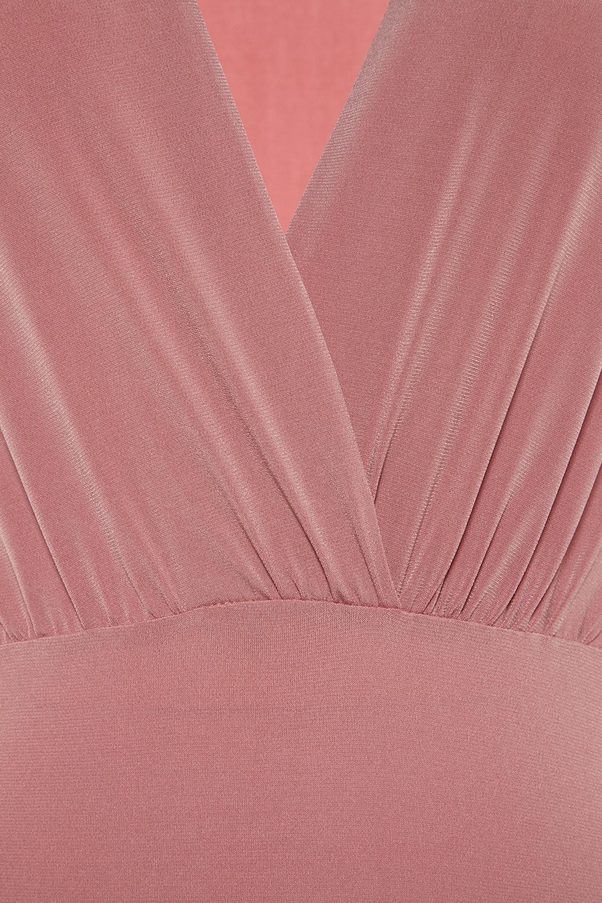 Pink Double-Breasted Bodysuit, , large image number 6