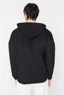 Trendyol - Black Hooded Oversize Sweatshirt
