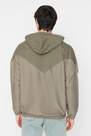 Trendyol - Khaki Hooded Oversize Sweatshirt