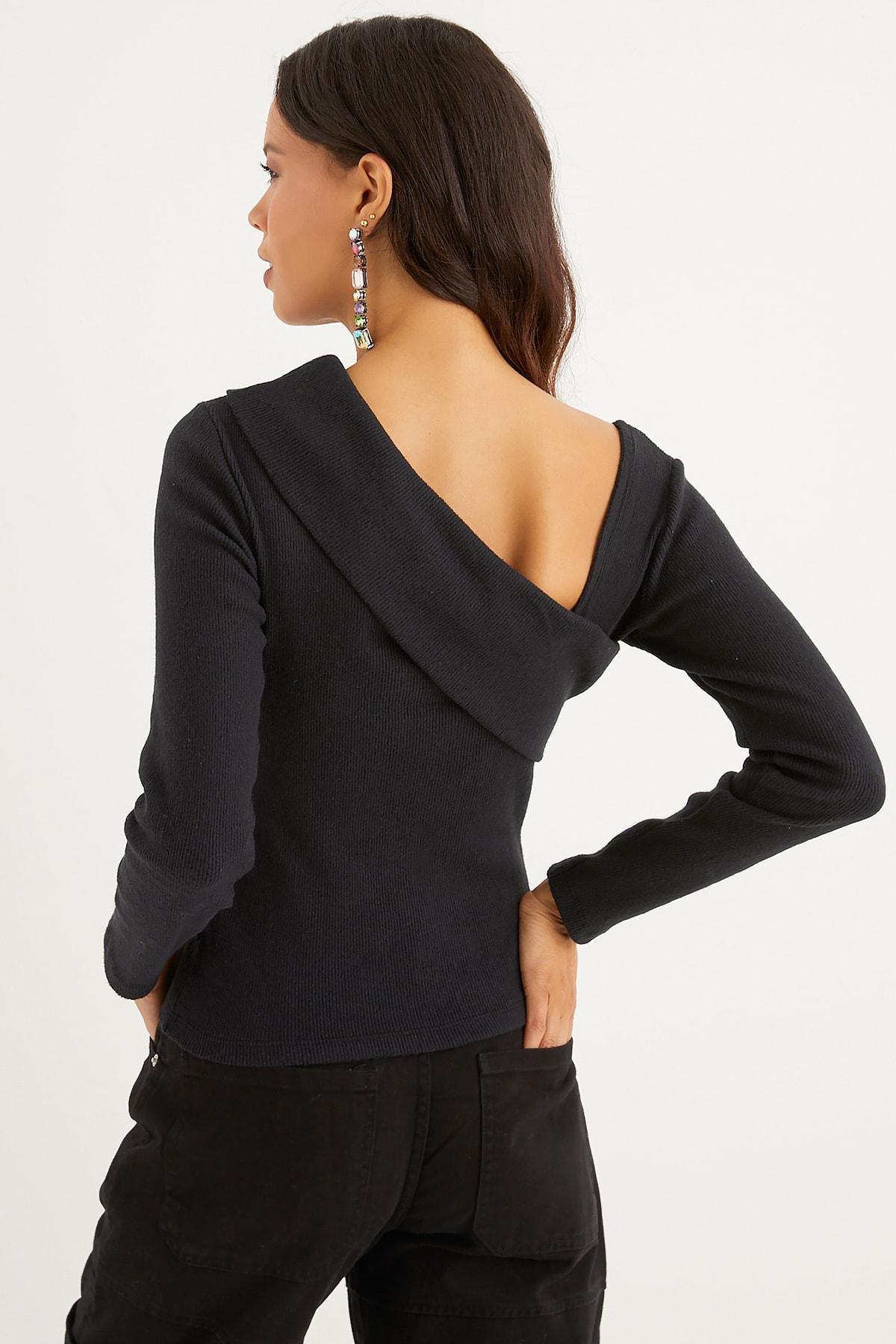 Black Asymmetric Top, , large image number 0