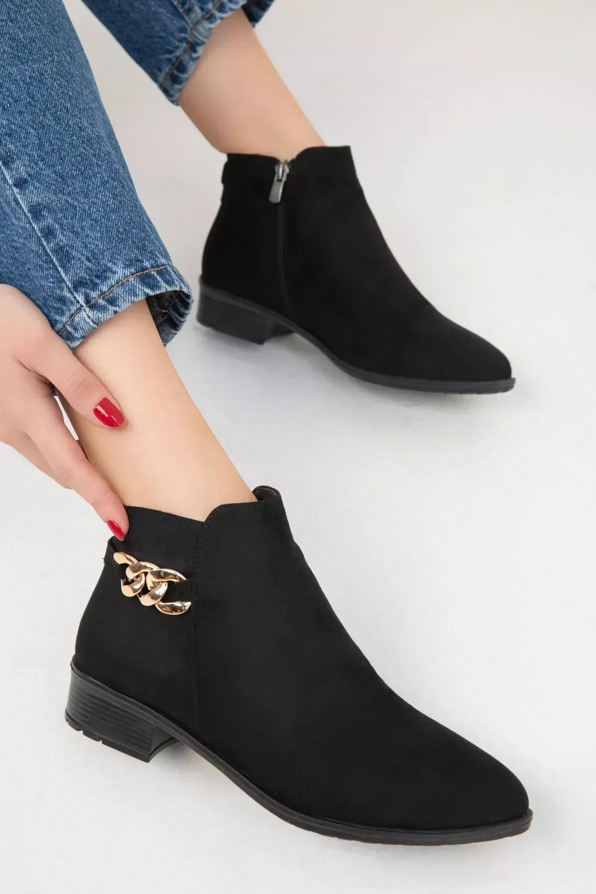 Black Suede Boots, , large image number 7