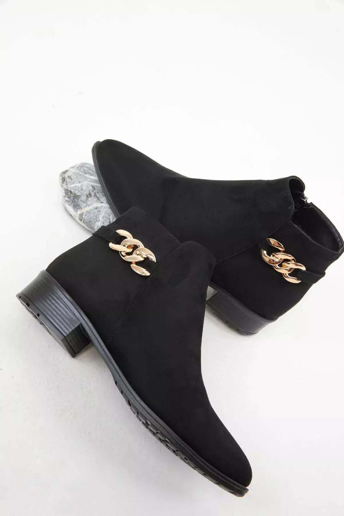 Black Suede Boots, , large image number 9