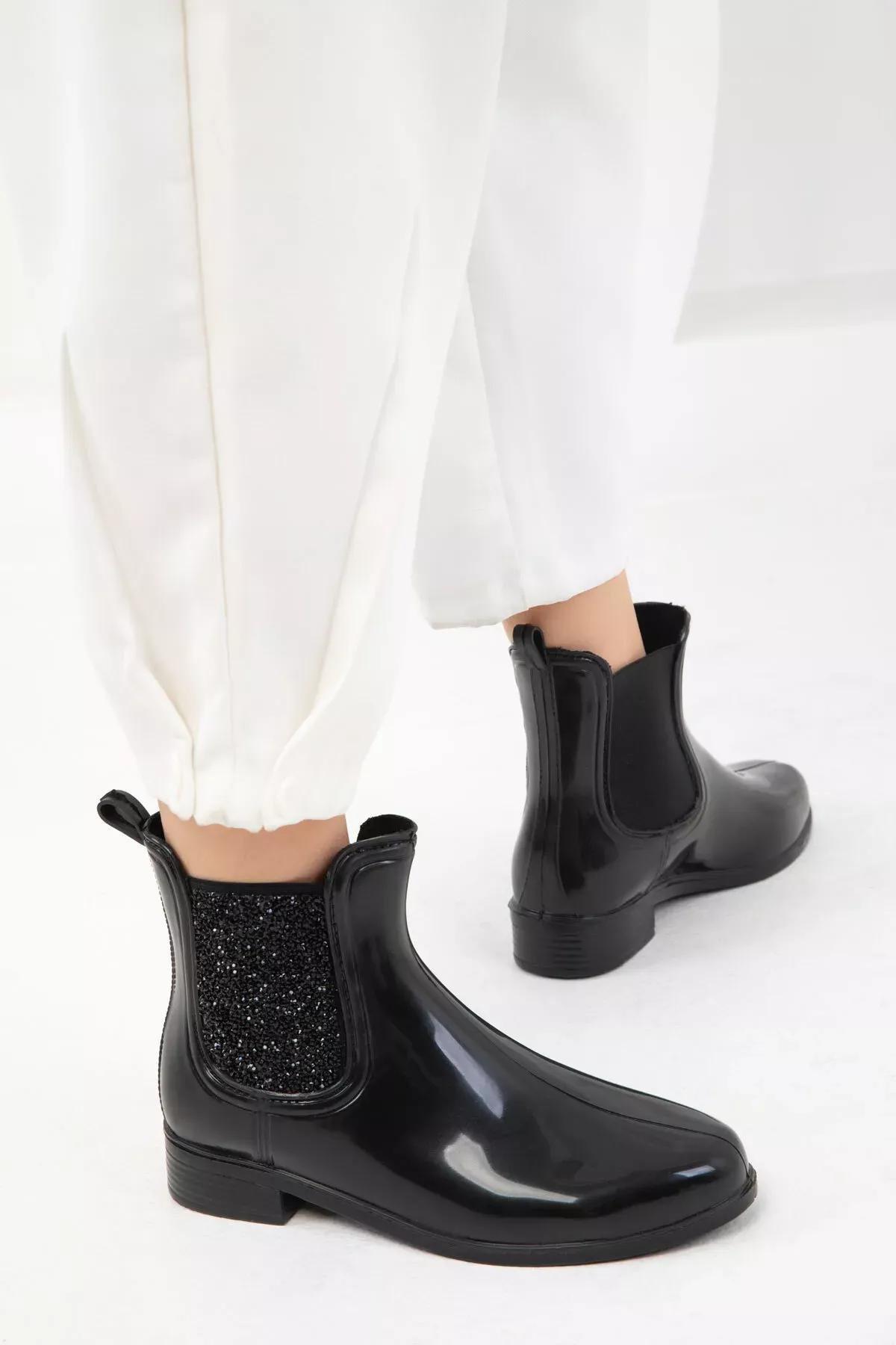 Black Ankle Boots, , large image number 2