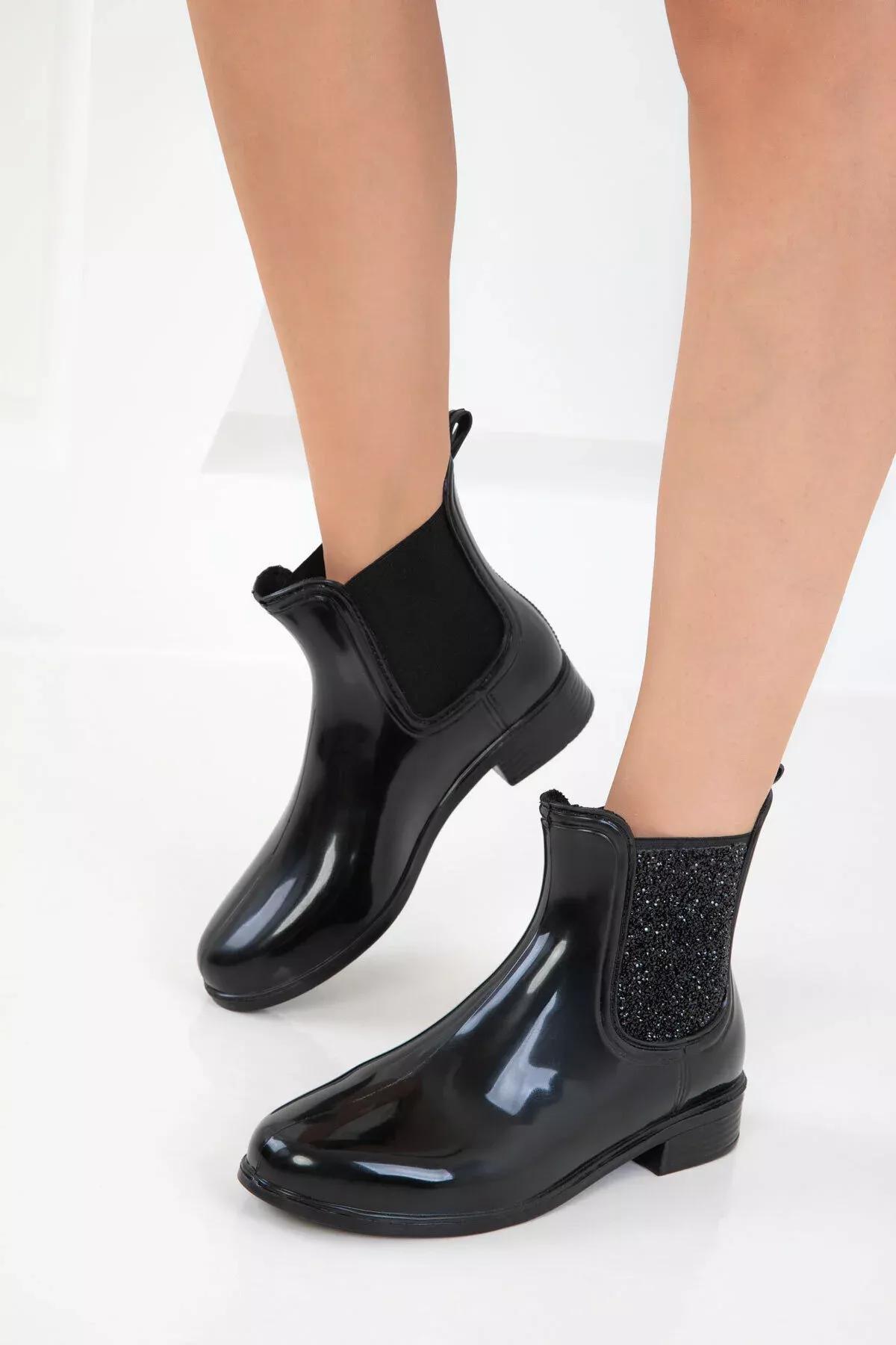 Black Ankle Boots, C101_2972, large image number 2