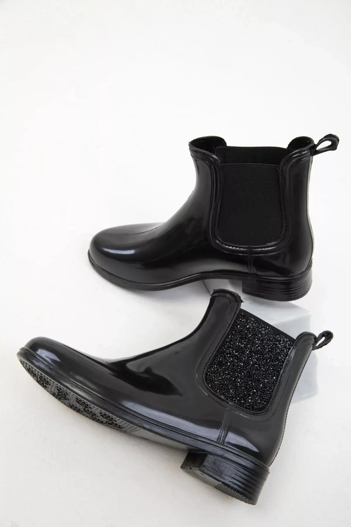 Black Ankle Boots, , large image number 3