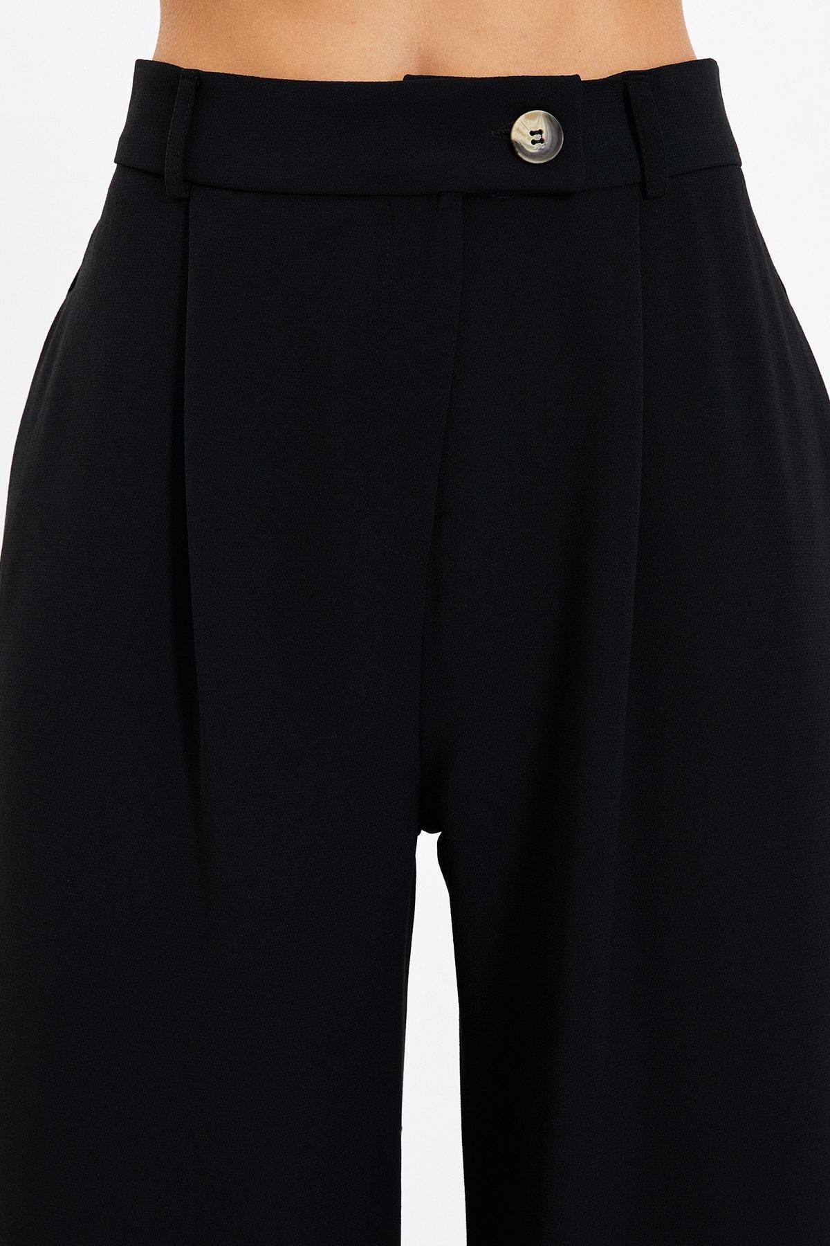 Black Wide Leg Pants, , large image number 7