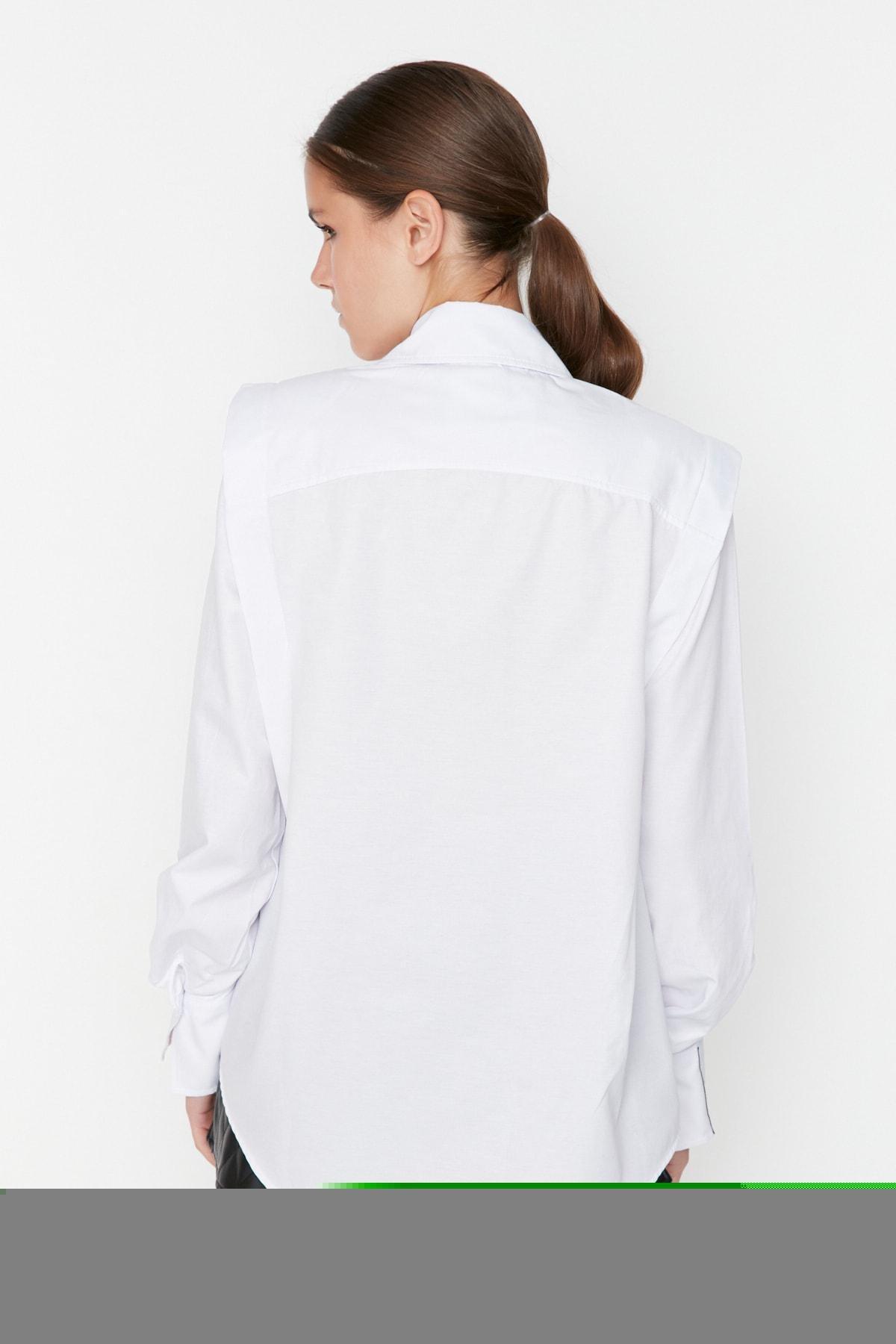 White Collared Shirt, , large image number 6