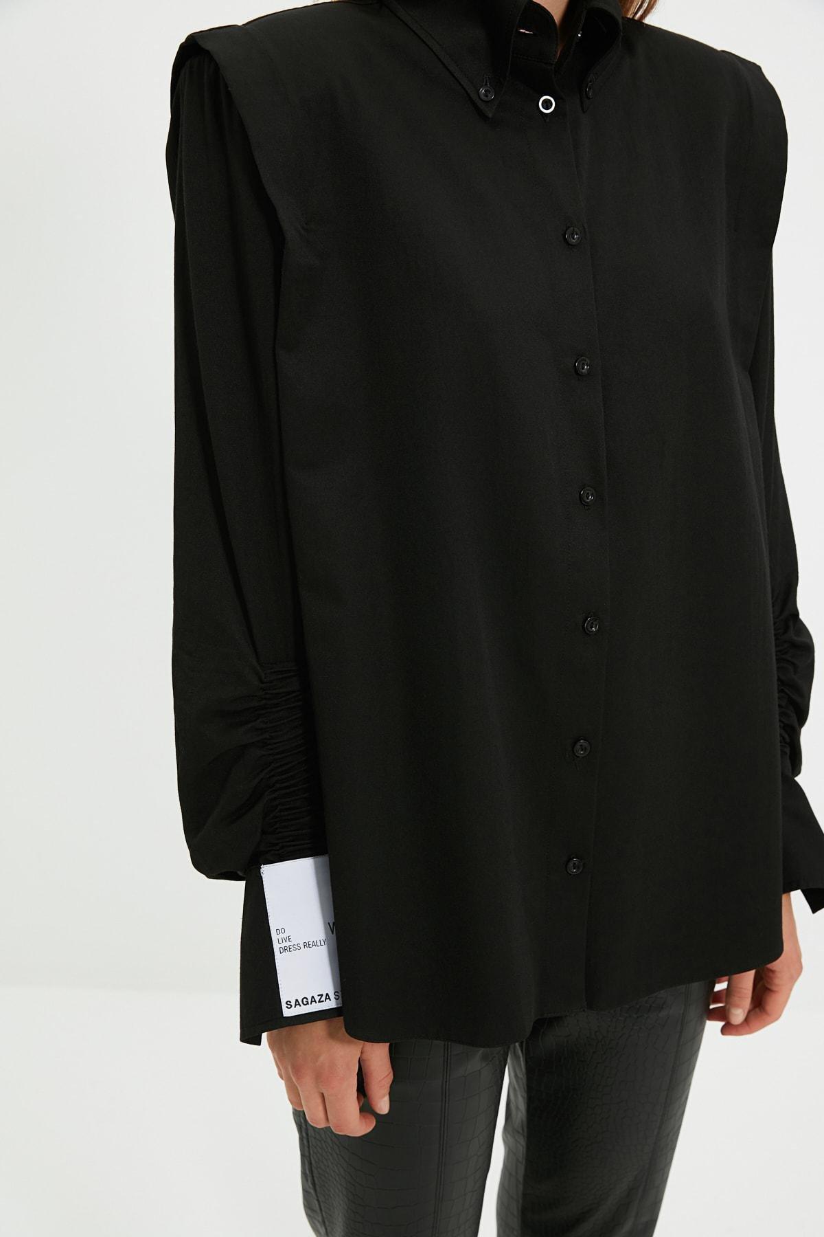 Trendyol - Black Regular Shirt