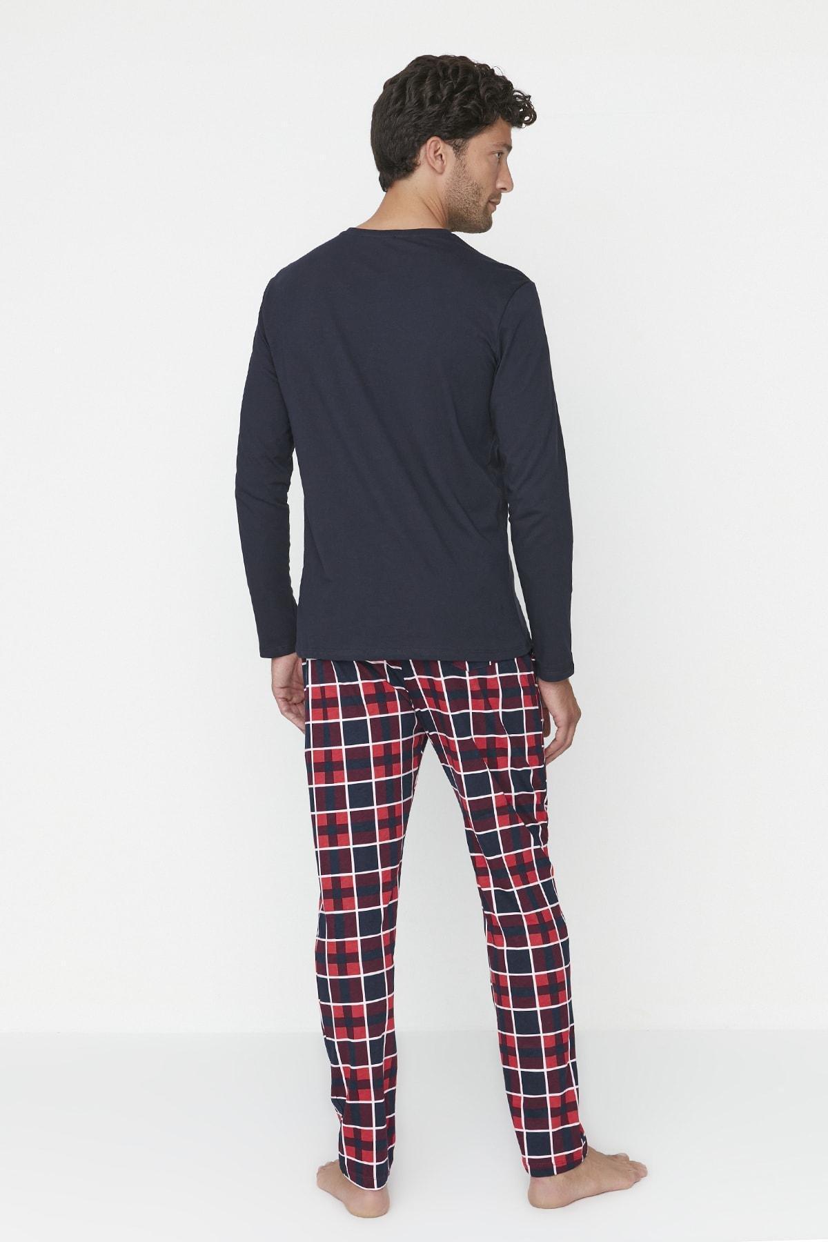 Blue Plaid Pajama Set, , large image number 4