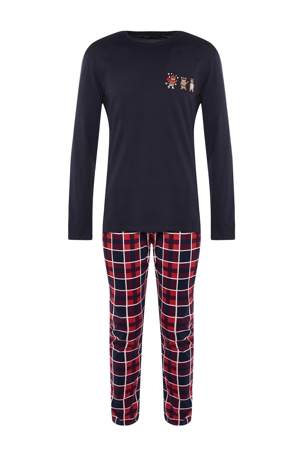 Blue Plaid Pajama Set, , large image number 5