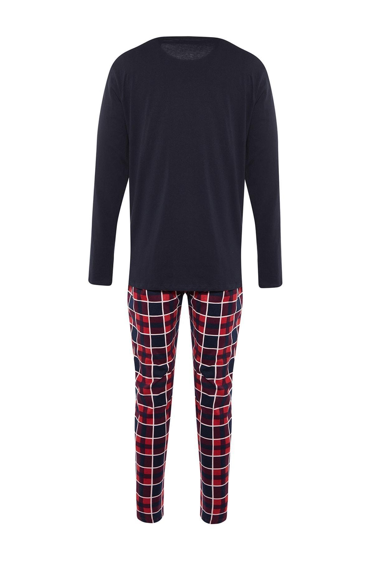 Blue Plaid Pajama Set, , large image number 7
